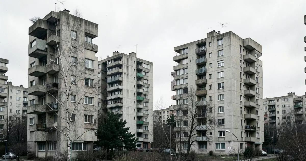Immeubles collectifs des quartiers périphériques à Mulhouse